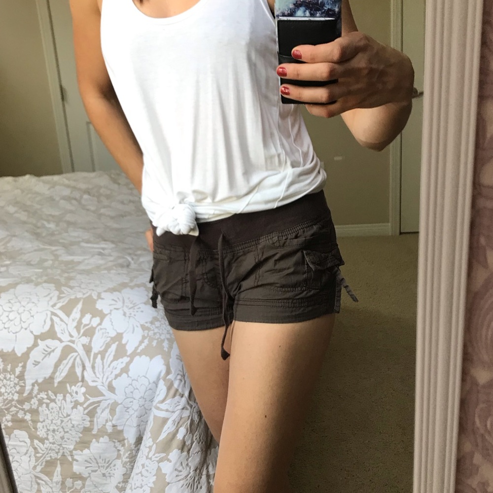 Brown Cargo Shorts